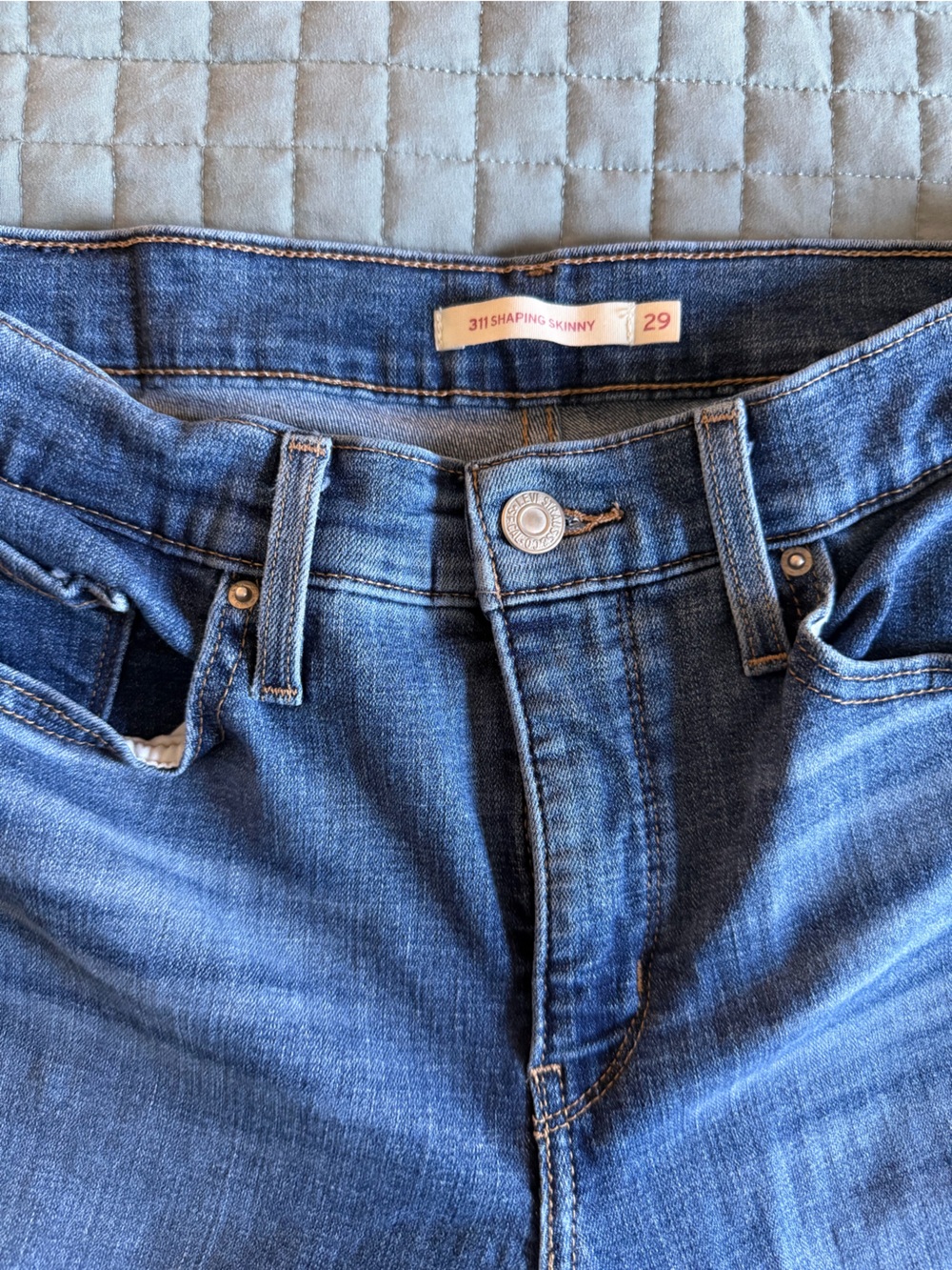 Levi's 311 Shaping Skinny Jeans in Medium Blue